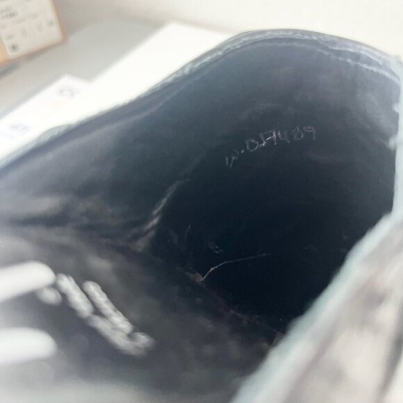 Rod Patrick Womens Mules 5C Black Caiman Leather Western Slip On Boots - Picture 9 of 12